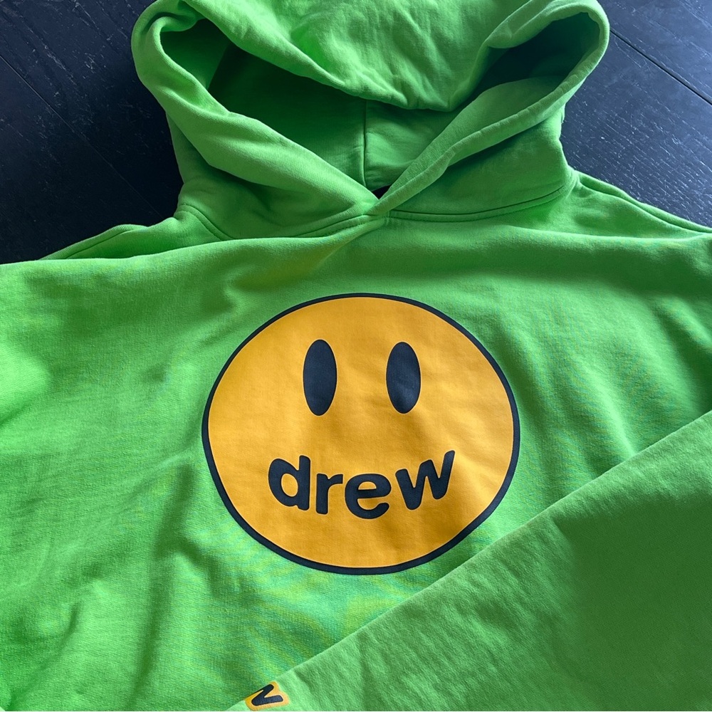 drew house mascot hoodie in lime size medium - Picture 3 of 6